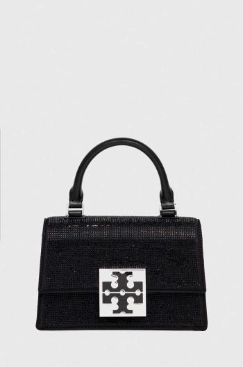 Kabelka Tory Burch Bon Bon Embellished Mini černá barva, 150372.001