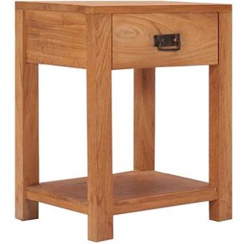 Noční stolek 35 x 35 x 50 cm masivní teakové dřevo (287231)