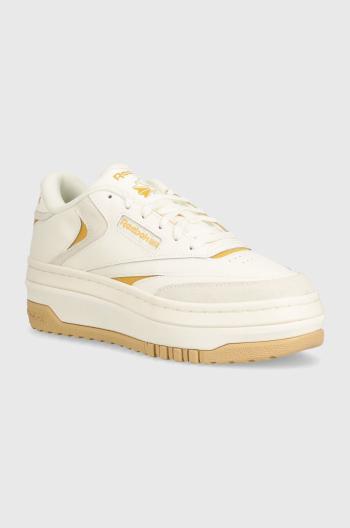 Kožené sneakers boty Reebok Classic Club C béžová barva, 100074265