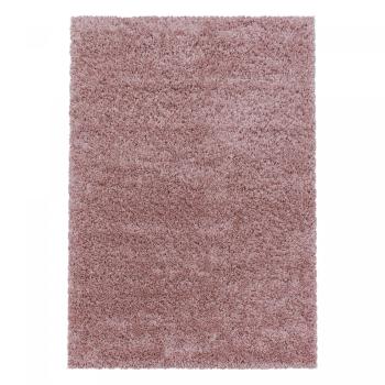 Ayyildiz koberce  140x200 cm Kusový koberec Sydney Shaggy 3000 rose - 140x200 cm Růžová