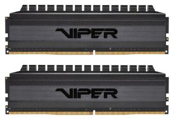 PATRIOT Viper 4 Blackout Series V4B 16GB DDR4 4133MHz / DIMM / CL18 / 1,4V / Heat Shield / KIT 2x 8GB, PVB416G413C8K