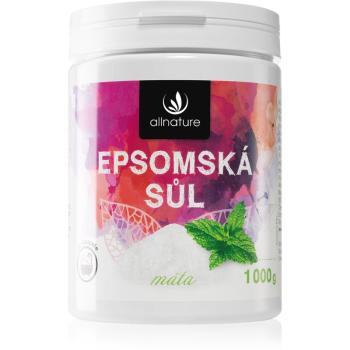 Allnature Epsomská sůl Mint koupelová sůl 1000 g