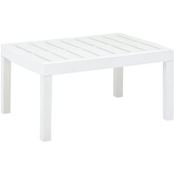  Zahradní stolek bílý 78 x 55 x 38 cm plast (48814)