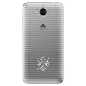 Odolné silikonové pouzdro iSaprio - čiré - Elements - Huawei Y5 2017 / Y6 2017