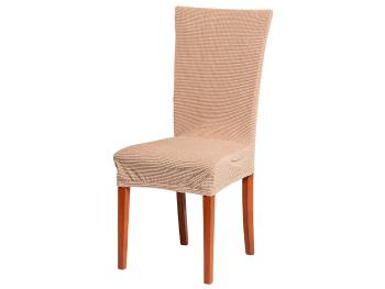 Univerzální elastický potah na židli manšestr - Béžová