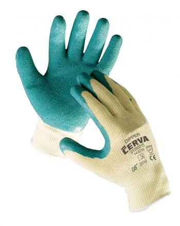 DIPPER rukavice máč. v šedém latexu - 9