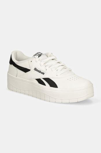 Kožené sneakers boty Reebok Classic Court Advance Surge bílá barva, 100202648