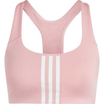 adidas POWERIMPACT 3-STRIPES BRA Dámská sportovní podprsenka, růžová, velikost