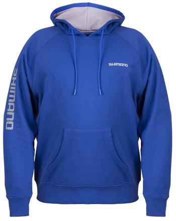 Shimano Rybářská Mikina Wear Pull Over Hoodie Blue - XXXL