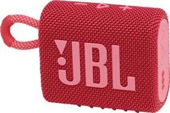 Bluetooth® reproduktor JBL Go 3 vodotěsný, prachotěsný, červená