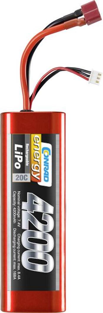 Akupack Li-Pol (modelářství) Conrad energy 1414159, 7.4 V, 4200 mAh