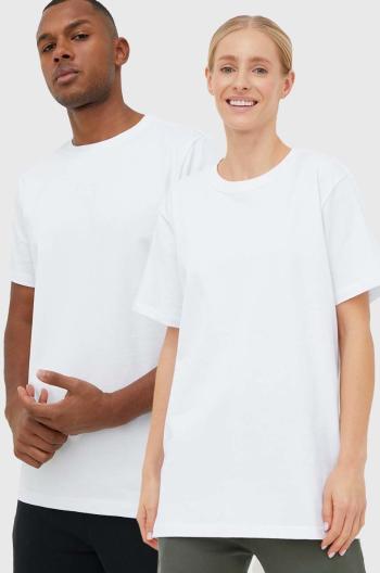 Bavlněné tričko Arkk Copenhagen bílá barva