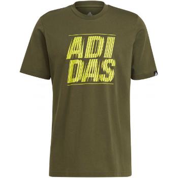 adidas EXTMO ADI T Pánské tričko, khaki, velikost S