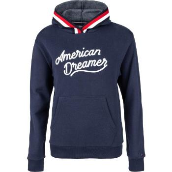 Tommy Hilfiger HOODIE Dámská mikina, tmavě modrá, velikost L