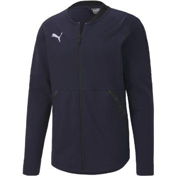 Puma TEAM FINAL 21 CASUALS JACKET Pánská bunda, tmavě modrá, velikost S