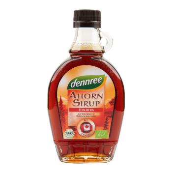 DENNREE Sirup javorový Grade A tmavý 250 ml BIO