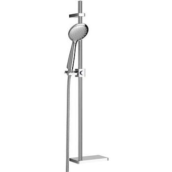 SAPHO BRIT sprchová souprava s poličkou, posuvný držák, 805mm, chrom (nastavitelná rozteč) 1202-25 (1202-25)