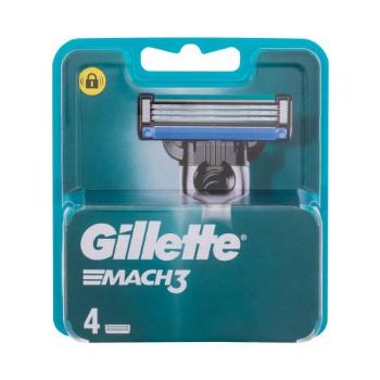 Gillette Mach3 4 ks náhradní břit pro muže