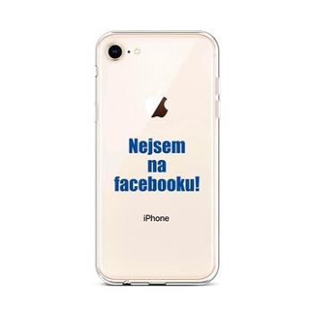 TopQ iPhone 8 silikon Nejsem na Facebooku 48513 (Sun-48513)