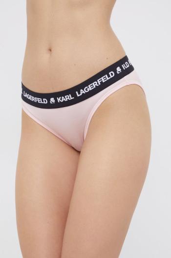 Kalhotky Karl Lagerfeld růžová barva