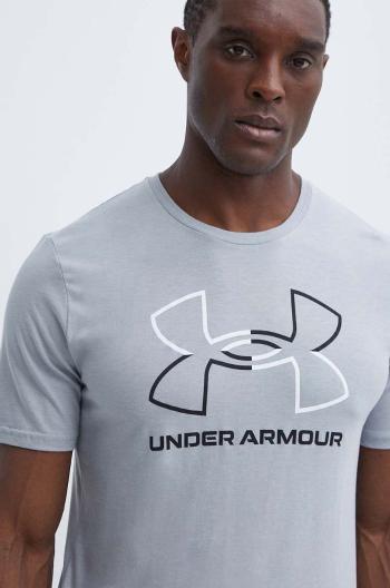 Tričko Under Armour šedá barva