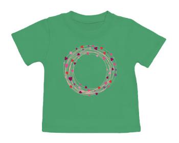 Tričko pro miminko Srdcový kruh