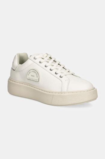 Sneakers boty Karl Lagerfeld MAXI KUP bílá barva, KL62212