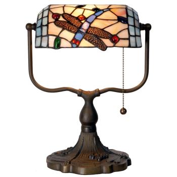 Stolní lampa Tiffany - 27*20*36 cm 1x E27  5LL-1144