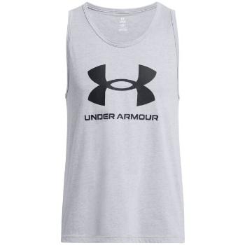 Under Armour SPORTSTYLE Pánské tílko, šedá, velikost