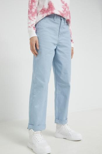 Kalhoty Vans dámské, široké, high waist