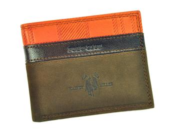 Pánská kožená peněženka Harvey Miller Lincoln - hnědá