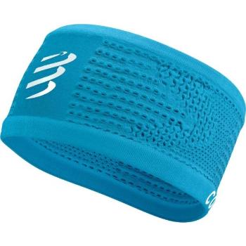 Compressport HEADBAND ON/OFF Běžecká sportovní čelenka, světle modrá, velikost