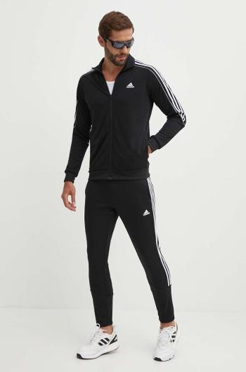 Tepláková souprava adidas Essentials černá barva, IX1277