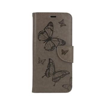 TopQ Realme 7 knížkové Butterfly šedé 62596 (Sun-62596)
