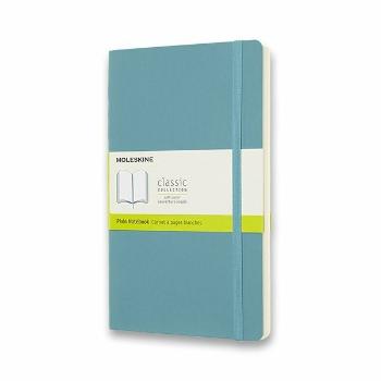 Zápisník Moleskine VÝBĚR BAREV - měkké desky - L, čistý 1331/11271 - Zápisník Moleskine - měkké desky tyrkysový