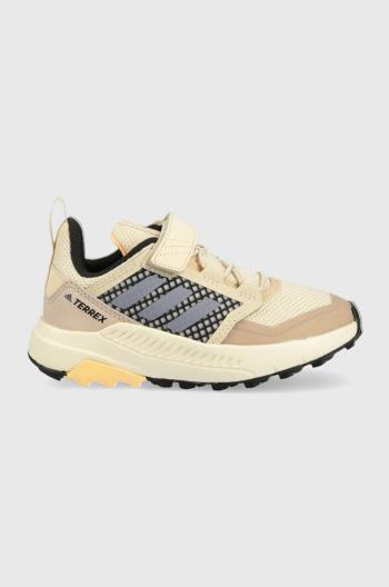 Dětské boty adidas TERREX TERREX TRAILMAKER C béžová barva