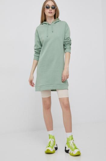 Šaty JDY zelená barva, mini, jednoduchý