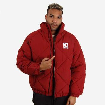 Zimní bunda Karl Kani OG Rhombus Puffer Jacket Wine Red - 2XL