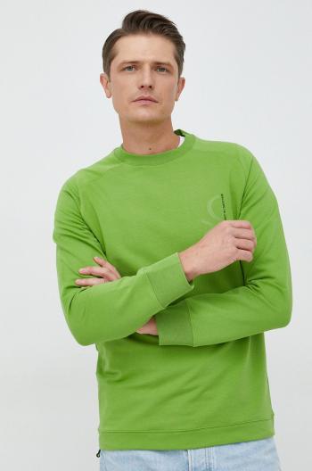 Mikina United Colors of Benetton pánská, zelená barva, s potiskem