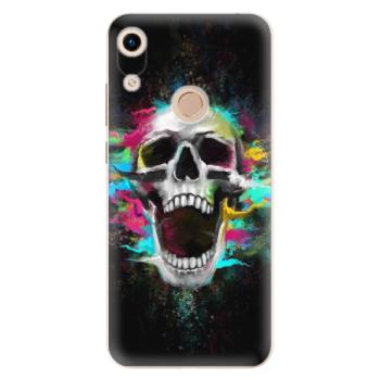 Odolné silikonové pouzdro iSaprio - Skull in Colors - Huawei Honor 8A