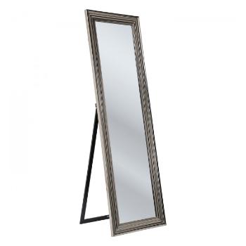 Stojací zrcadlo s rámem Silver 180 × 55 cm