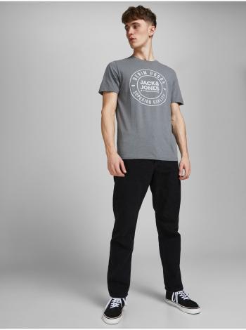 Černé straight fit džíny Jack & Jones Chris