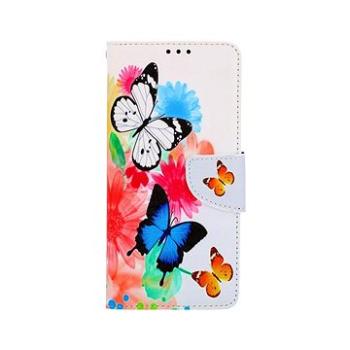 TopQ Pouzdro Xiaomi Redmi Note 11 Pro knížkové Barevné s motýlky 73706 (Sun-73706)
