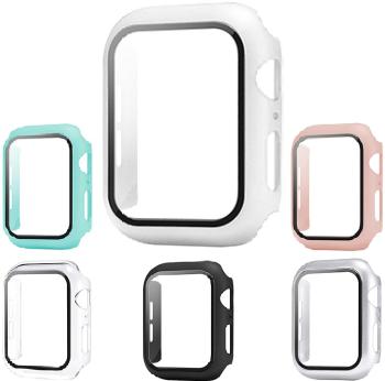 4wrist Pouzdro s temperovaným sklem pro Apple Watch - 42 mm Clear Transparent