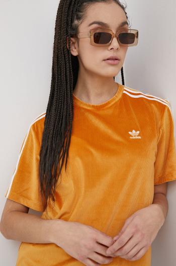 Tričko adidas Originals H37840 oranžová barva