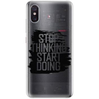 iSaprio Start Doing - black pro Xiaomi Mi 8 Pro (stadob-TPU-Mi8pro)