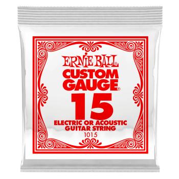 Ernie Ball Plain Steel Single .015