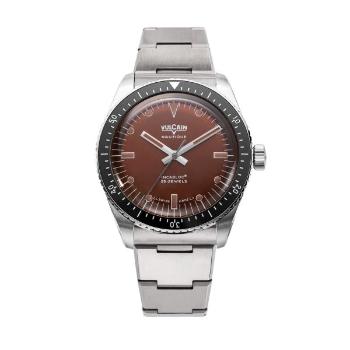 Vulcain Skindiver Nautique Brown - Steel Bracelet