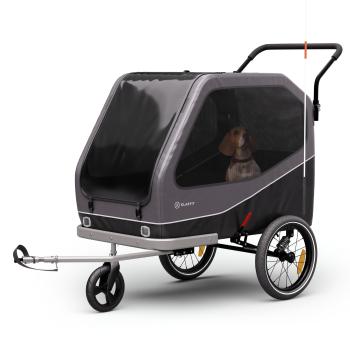 KLARFIT Goldie Buggy, přívěs na kolo, 324 l, max. 40 kg, skládací, odolný vůči povětrnostním vlivům