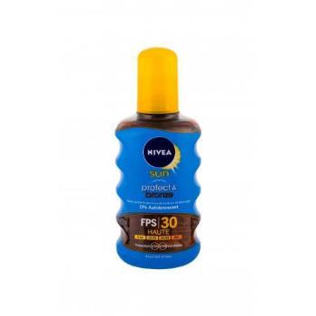 Nivea Sun Protect & Bronze Oil Spray SPF30 200 ml opalovací přípravek na tělo unisex